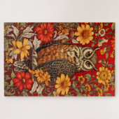 Schale und Zinnia-Blume Puzzle (Horizontal)
