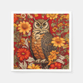 Schale und Zinnia-Blume Serviette (Vorderseite)