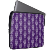 Schale (violett) - Laptop-Sieb Laptopschutzhülle (Vorne Rechts)