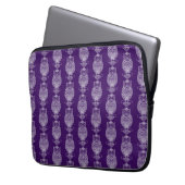 Schale (violett) - Laptop-Sieb Laptopschutzhülle (Vorderseite Links)