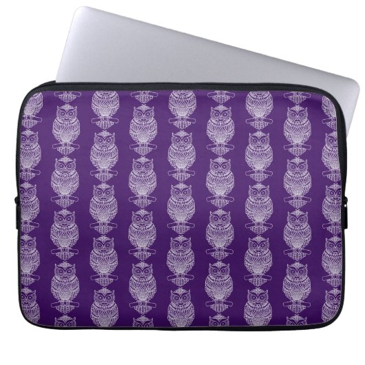 Schale (violett) - Laptop-Sieb Laptopschutzhülle (Vorderseite)