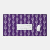 Schale (violett) - Schreibtischmatte (Tastatur & Maus)