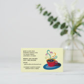 SCHALE VISITENKARTE (Stehend Vorderseite)