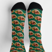Schale voller Ernteäpfel Socken (Oben)