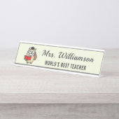 Schale vom Schreibtisch des Individuelle Name Lehr Schreibtischnamensplakette (Vorderseite )