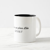 Schale von dort ist kein Platz Zweifarbige Tasse (VorderseiteRechts)