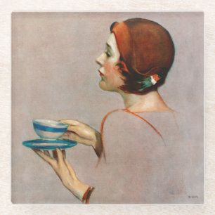 Schale von Java Glasuntersetzer