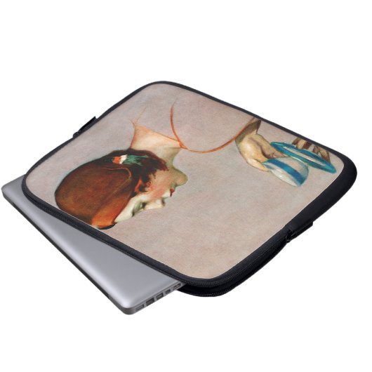 Schale von Java Laptopschutzhülle (Vorne Knopf)