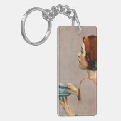 Schale von Java Schlüsselanhänger (Vorderseite links)