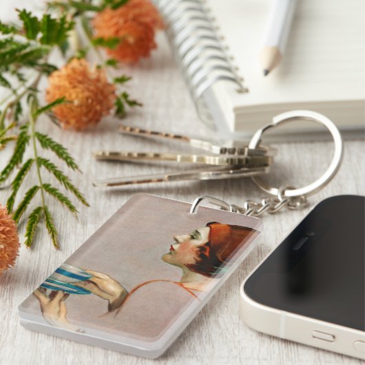 Schale von Java Schlüsselanhänger (Vorderseite rechts)