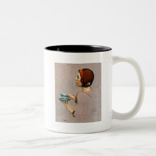 Schale von Java Zweifarbige Tasse