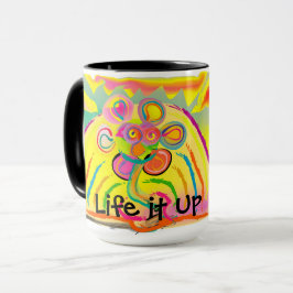 Schale von verrücktem tasse