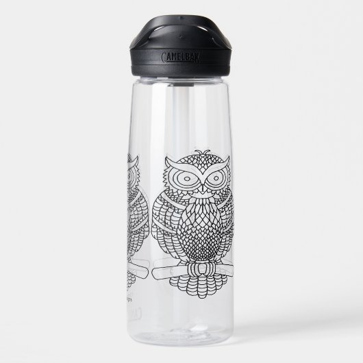 Schale - Wasserflasche (25 kg) Trinkflasche (Rückseite)