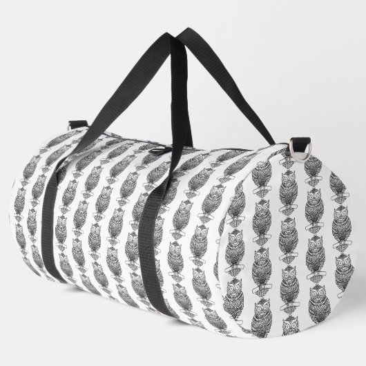 Schale (weiß) - Beutel Duffle Bag (Linke Ecke)