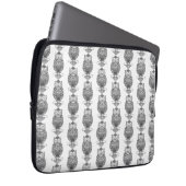 Schale (weiß) - Laptop-Sieb Laptopschutzhülle (Vorne Rechts)