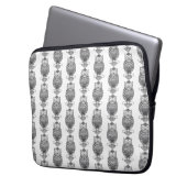 Schale (weiß) - Laptop-Sieb Laptopschutzhülle (Vorderseite Links)