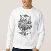 Schale (weiß) - Männerpullover Sweatshirt (Vorderseite)