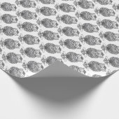 Schale (weiß) - Umhüllungspapier Geschenkpapier (Ecke)