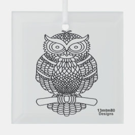 Schale (weißes Quadrat) - Glasverzierung Ornament Aus Glas