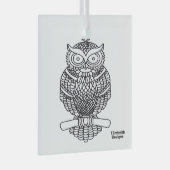 Schale (weißes Quadrat) - Glasverzierung Ornament Aus Glas (Vorderseite Rechts)