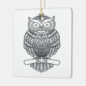 Schale (weißes Quadrat) - Keramik Keramikornament (Links)