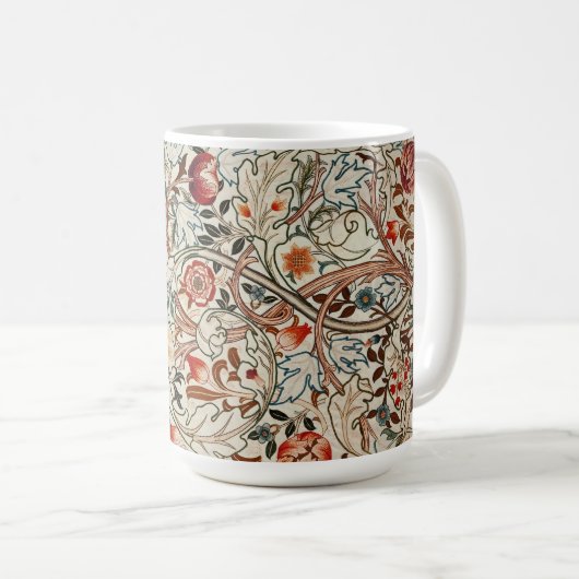 Schale William Morris Blumendesign Kaffeetasse (VorderseiteRechts)