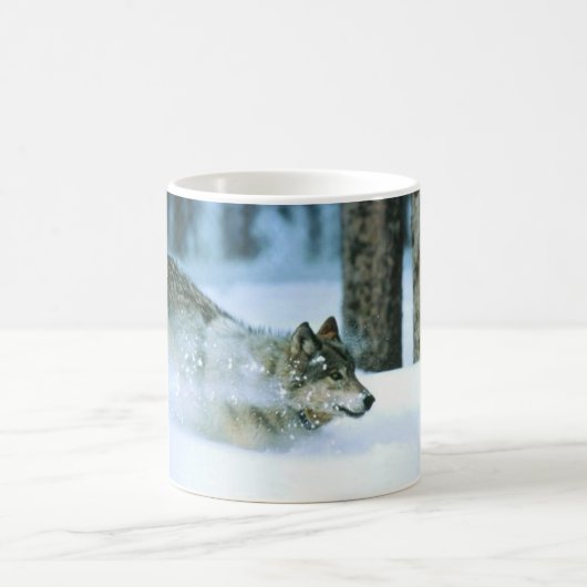 Schale-Wolf Betrieb Kaffeetasse (Mittel)