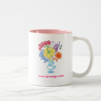 Schalen-Blumenstrauß-Tasse Pnk Zweifarbige Tasse