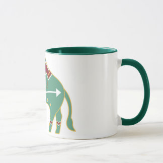 Schalen-Büffel-amerikanischer Ureinwohner Tasse