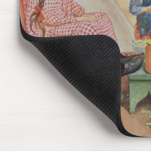 Schälen der Erbsen, Kneipe. in "Lasst Licht Hinin" Mousepad (Ecke)