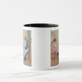 Schälen der Erbsen, Kneipe. in "Lasst Licht Hinin" Tasse (Zentrum)