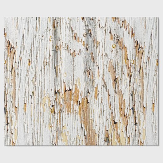 Schalen-Farbe auf gealterter hölzerner abstrakter Geschenkpapier (Flach)