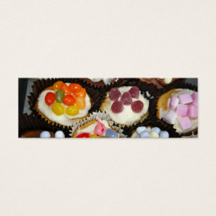 Schalen-Kuchen-Lesezeichen-Geschäfts-Karten