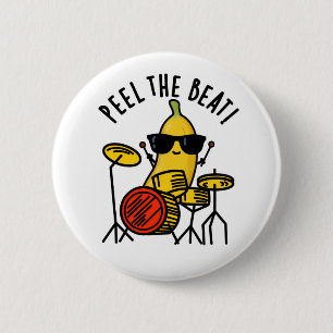 Schälen Sie den beat Funny Banana Drummer Puff Button