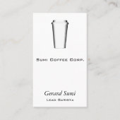 Schalen zum zu gehen visitenkarte (Vorderseite)