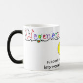 Schalenentwurf der wegeners, verwandlungstasse (Links)