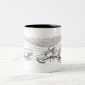 Schalentiere Zweifarbige Tasse (Mittel)