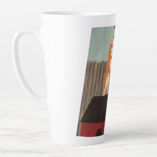 Schalkhafte Corgi-Latte-Tasse Milchtasse