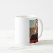 Schalkhafte Corgi-Tasse Kaffeetasse (VorderseiteRechts)