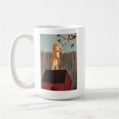 Schalkhafte Corgi-Tasse Kaffeetasse (Links)