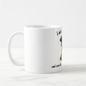 Schalkhafter Hund Becher Kaffeetasse (Links)