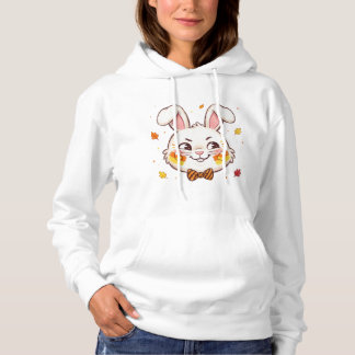 Schalkhafter Osterhase Halloween Candy Corn Hoodie