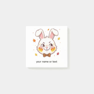Schalkhafter Osterhase Halloween Candy Corn Post-it Klebezettel