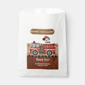 Schall den Alarm! Moderne Trucksäulendusche Geschenktütchen (Vorderseite)