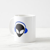 Schallalien-Logo Kaffeetasse (Vorderseite Links)
