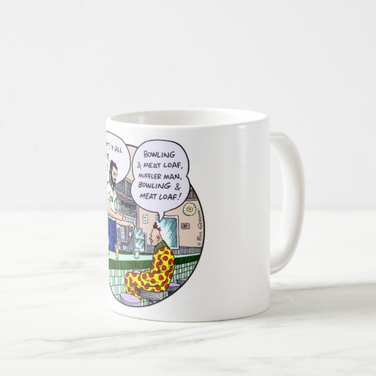Schalldämpfer-Mann Mug#1 Kaffeetasse (VorderseiteRechts)