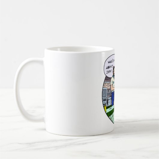 Schalldämpfer-Mann Mug#1 Kaffeetasse (Links)