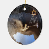 Schallende Sieg-Verzierung jüdisch Keramikornament (Links)