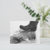 Schallflächen Postkarte (Stehend Vorderseite)