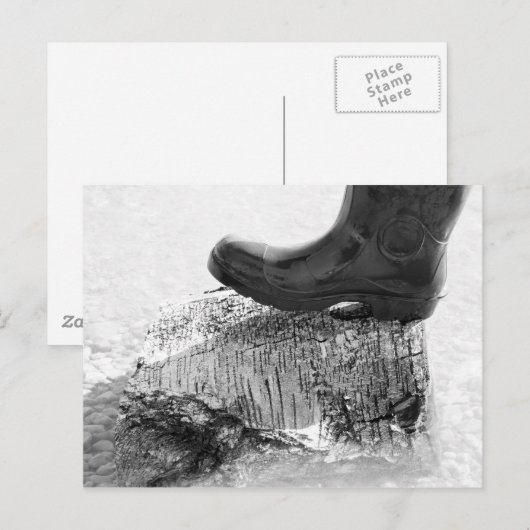 Schallflächen Postkarte (Vorne/Hinten)